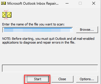 initiate the scanning process